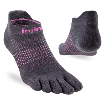 Calzini Injinji Women's Run Light Weight No-Show - ECO MADE